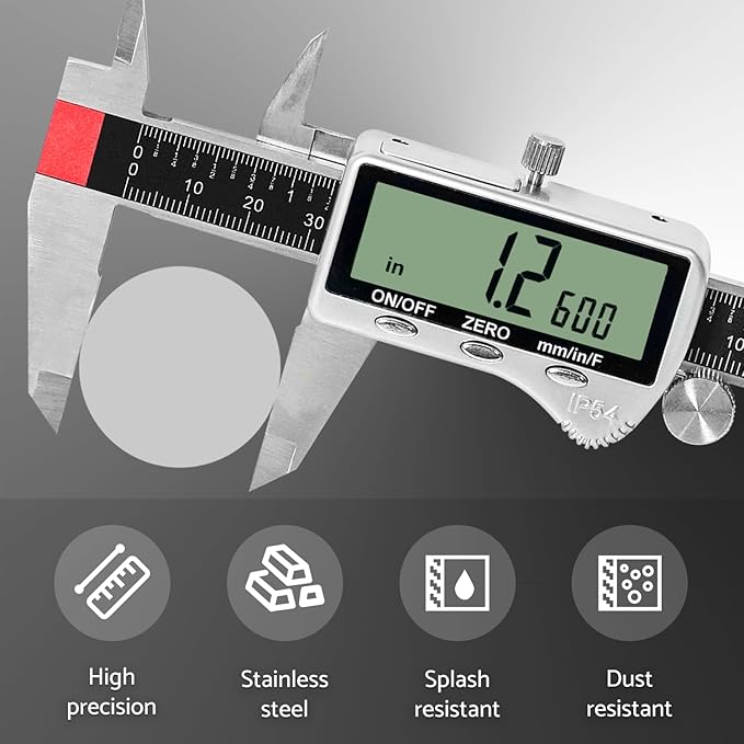 Digital Caliper Measuring Tool 6 inch - Image 2