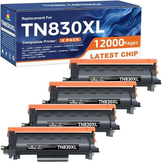 TOKYOINK TN830XL Toner TN830 Cartridges Replacement by TOKYOINK