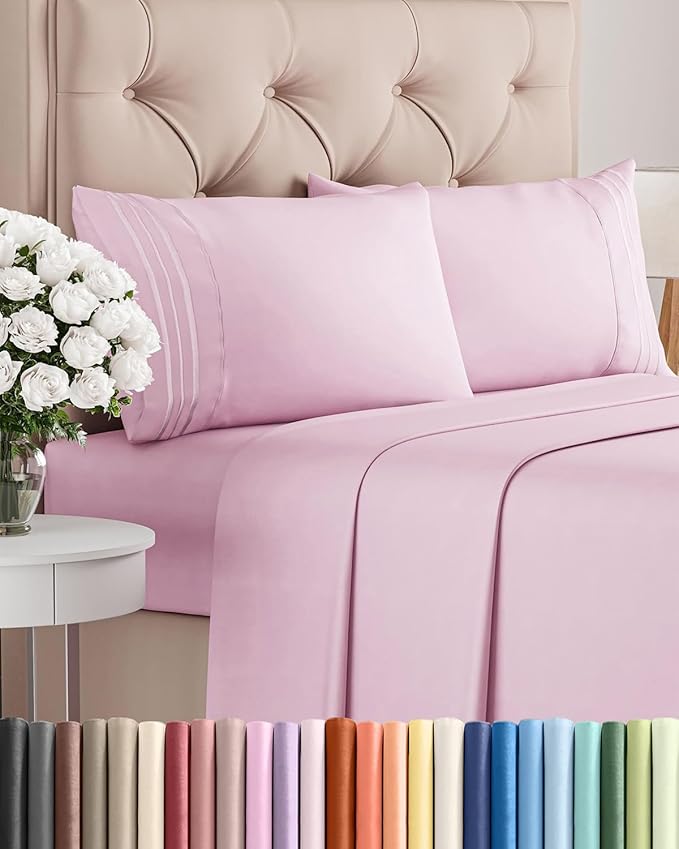 Cal King Size 4 Piece Sheet Set by CGKUnlimited