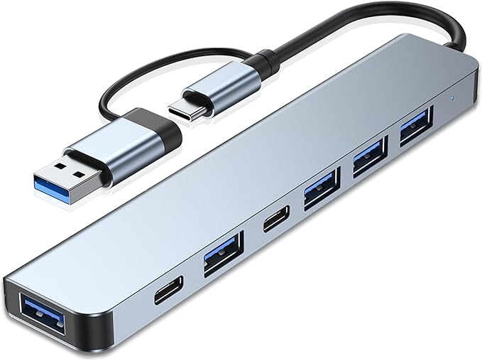 VIENON Aluminum USB C & USB Hub 7-in-1 by vienon