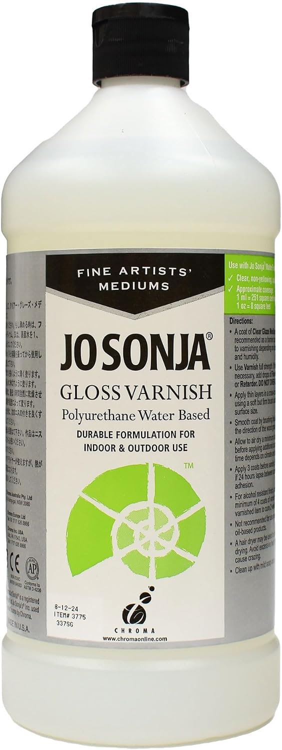 Polyurethane Varnish Gloss - 32oz Bottle