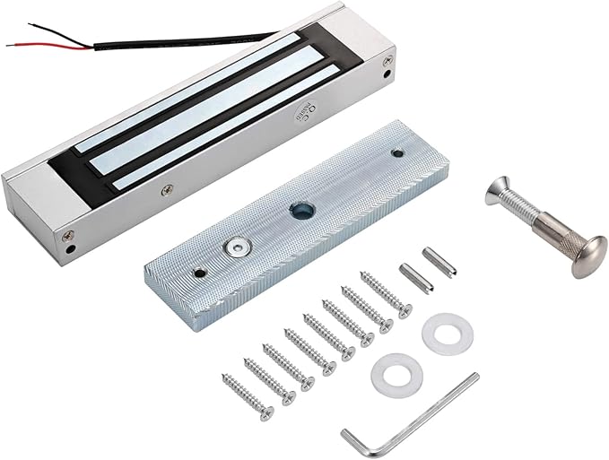 Electric Magnetic Lock 180KG 350LBS Holding Force Electromagnet Lock 12V Fail - Image 4
