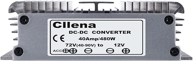 Cllena DC 40V-90V to 12V Converter Voltage Regulator Reducer 48V 60V 72V Step - Image 4