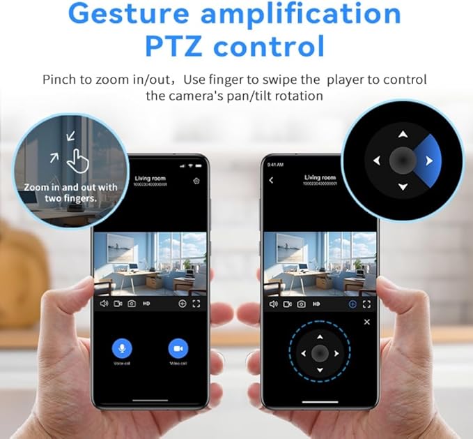 SIYZHOP Indoor Home Security Camera, Pet Dog Camera, Two Way Video Camera - Image 9