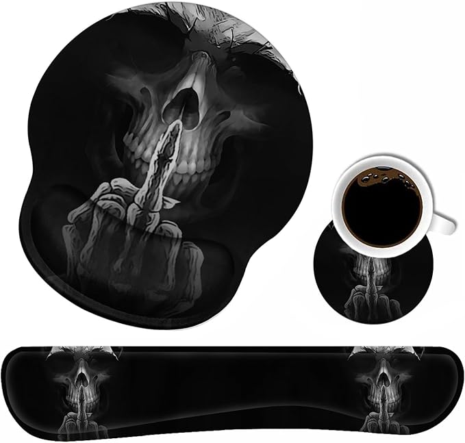 Keyboard Wrist Rest and Mouse Pad Wrist Support Set by Unknown