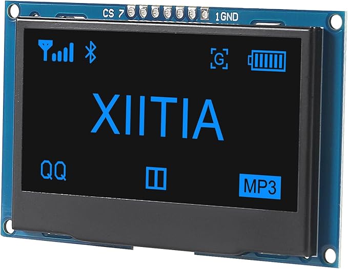 XIITIA 2pcs 2.42 inch 128x64 OLED LCD Display Module SSD1309 7 Pin SPI/IIC I2C - Image 5