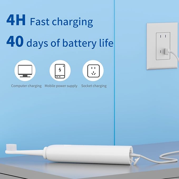 Rooman Oscillation&Vibration Sonic Electric Toothbrush - Image 7