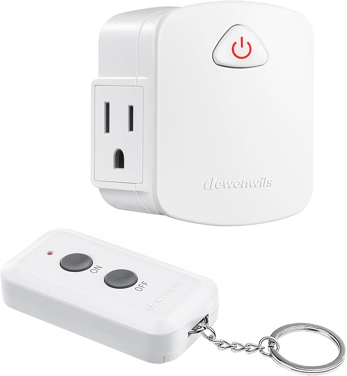 DEWENWILS Remote Control Outlet, Upgraded Version Wireless Remote Light Switch by DEWENWILS