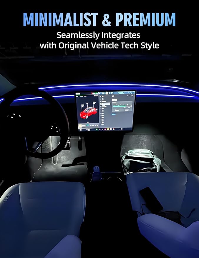 MAIMEIMI Ambient Light with Blind Spot Warning LED Compatible - Image 6