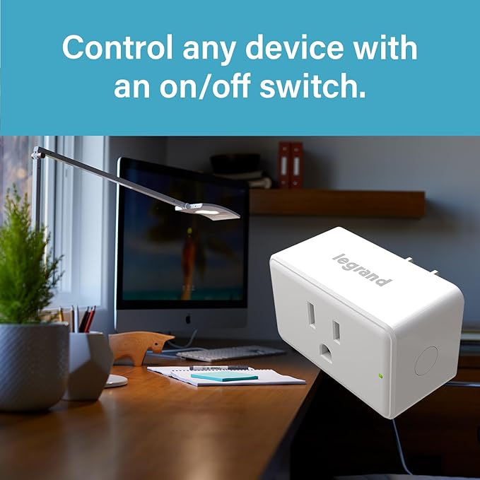 Legrand Radiant® Wi-Fi Matter Smart Plug Matter Hub Required 15A, Easy Setup - Image 8