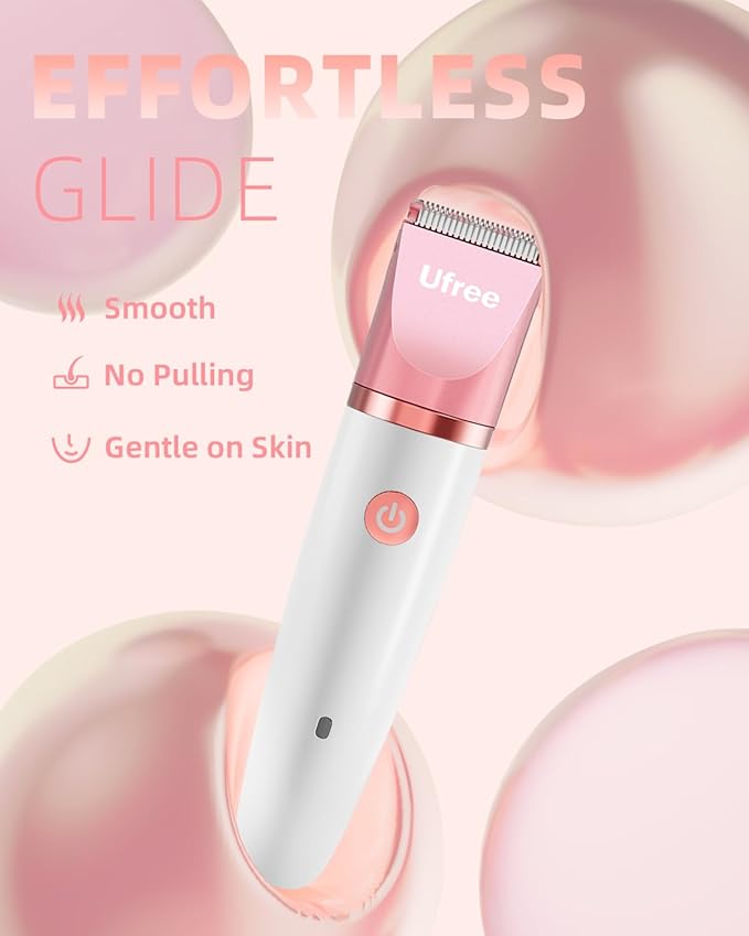 Ufree Electric Shaver Razors for Women Pubic Hair, Bikini Trimmer for Face and - Image 9