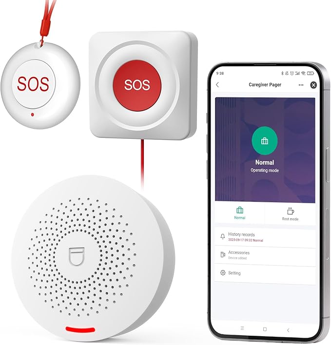 Hapippofa Caregiver Call Button Wireless Call Button by Unknown