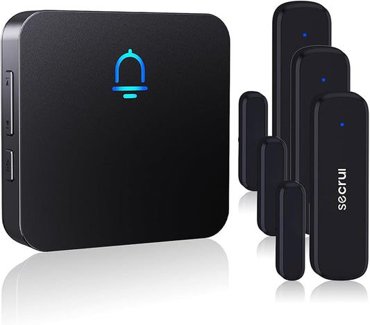 SECRUI Wireless Door Chimes When Door Open Entry by SECRUI