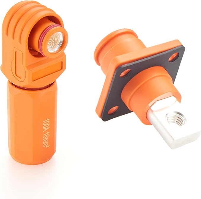 1 Set Battery Energy Storage Connector 100A 16mm² High Current HV Connectors by Unknown