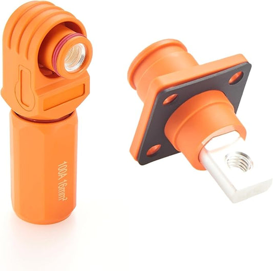 1 Set Battery Energy Storage Connector 100A 16mm² High Current HV Connectors by Unknown
