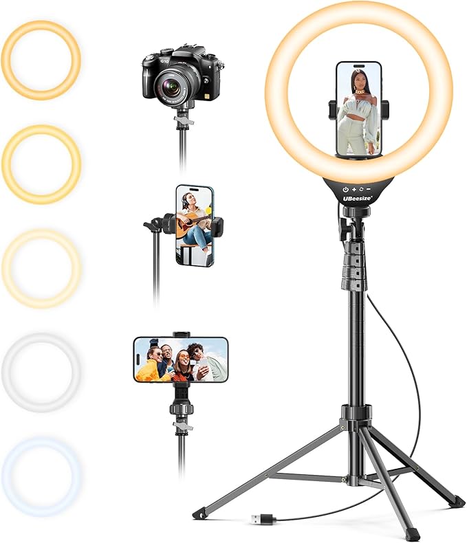 UBeesize 12'' Selfie Ring Light by UBeesize