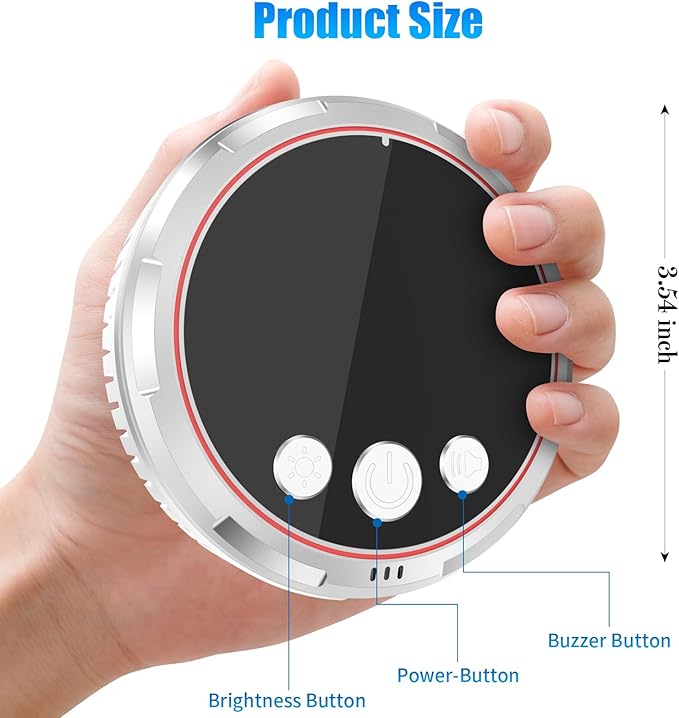 3 Pack 4-in-1 Carbon Monoxide Detectors &Natural Gas Leak Detector, Portable - Image 4