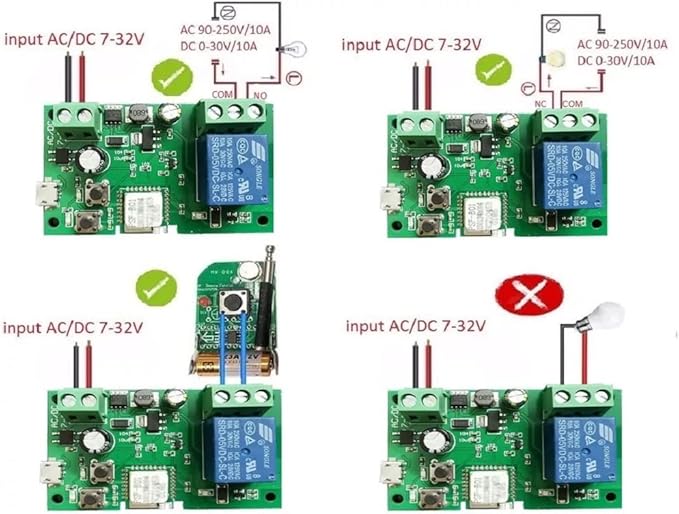 MHCOZY WiFi Wireless Smart Switch Relay Module - Image 4