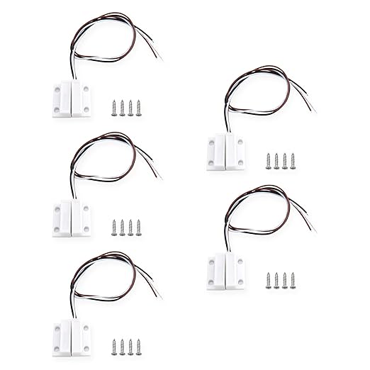 VictorsHome Magnetic Reed Switch NC NO COM Surface Mount Wired Door Window by VictorsHome
