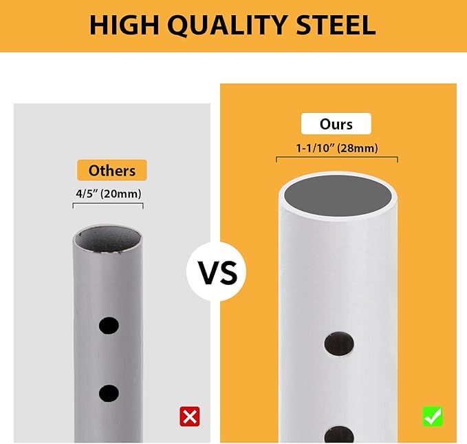 PBHEPJ Sliding Door Security Bar, 18.5-51 inch Adjustable Patio Door Security - Image 3