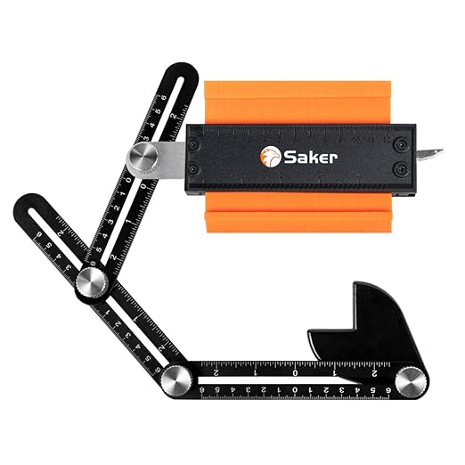 Saker Contour Gauge Profile Tool by Saker
