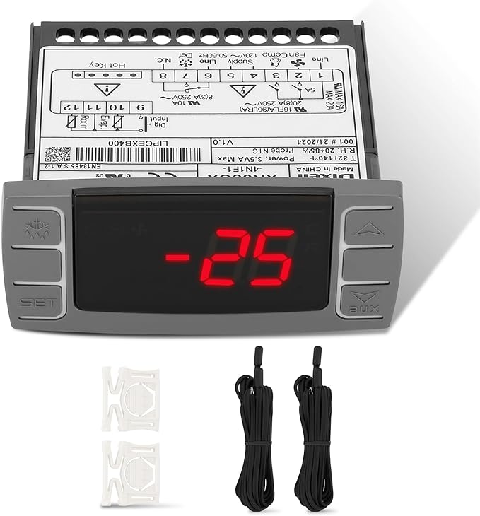 for Atosa W0302184 Temperature Controllers, Programmable Digital Thermostat by Anrain