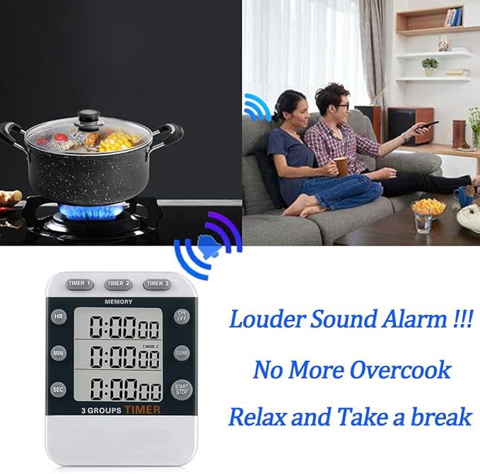 MOSTRUST Digital Dual Kitchen Timer - Image 6