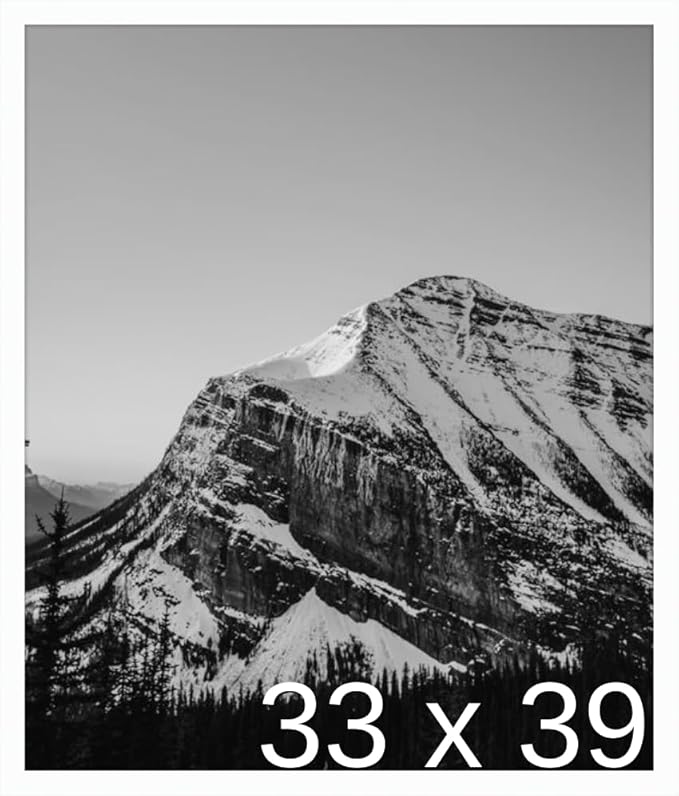 Frame It Easy 33 x 39 White Wood Frame by FrameItEasy