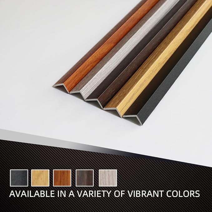 OUZUGIE 8-Pack 57 Inches, WPC Slat Wall Panel Trim, Corner Guard - Image 6