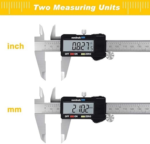 Adoric Digital Caliper, Electronic Digital Caliper Stainless Steel Body - Image 4