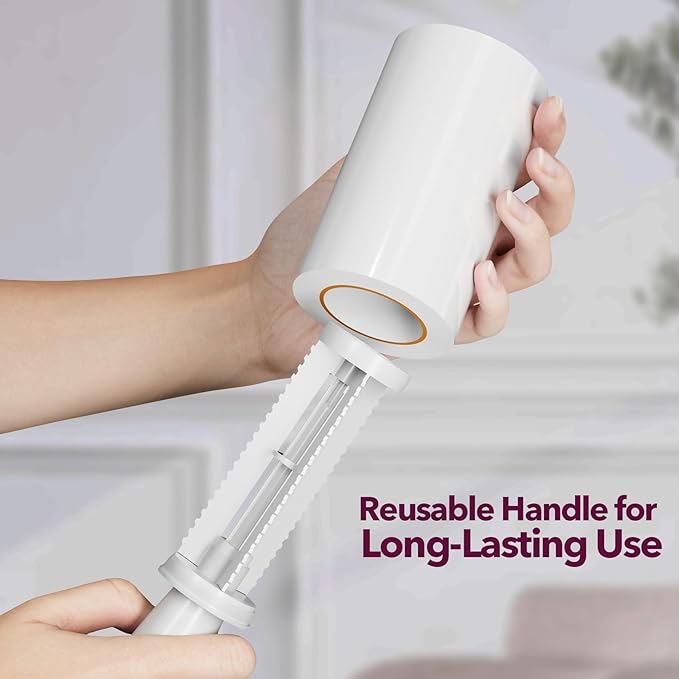 MEIQIHOME Lint Rollers for Pet Hair Extra Sticky, 660 Sheets Value Set Lint - Image 5