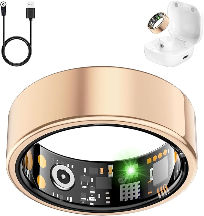 Smart Health Ring for Women Men, Fitness Ring by Unknown