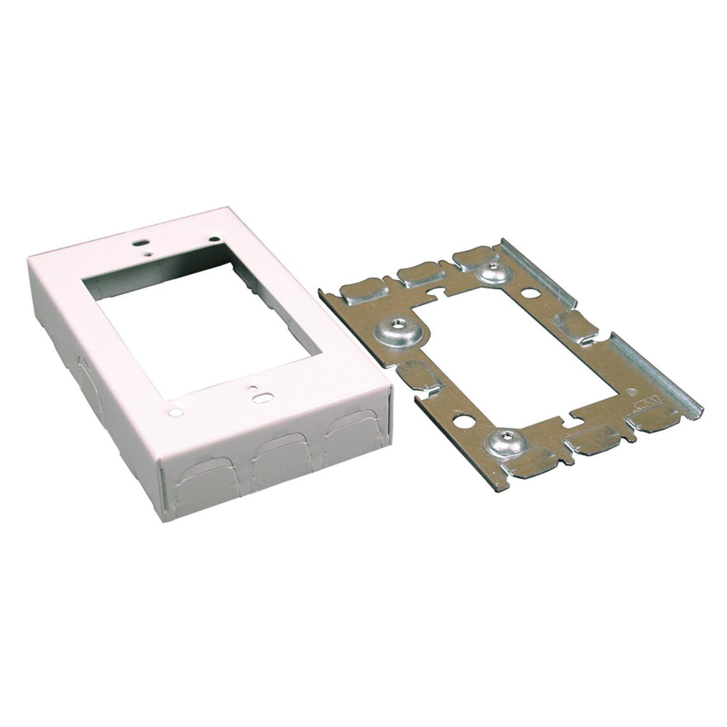 Legrand Wiremold 700 Series Metal Raceway Starter Electrical Box, White | Extend Permanent Power, Durable Steel, Screw Installation, Paintable, Customizable Cut to Size, Surface Mount