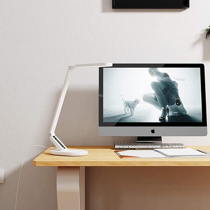 JKSWT Desk Lamp, for Eye Care, Dimmable Table Lamp - Image 7