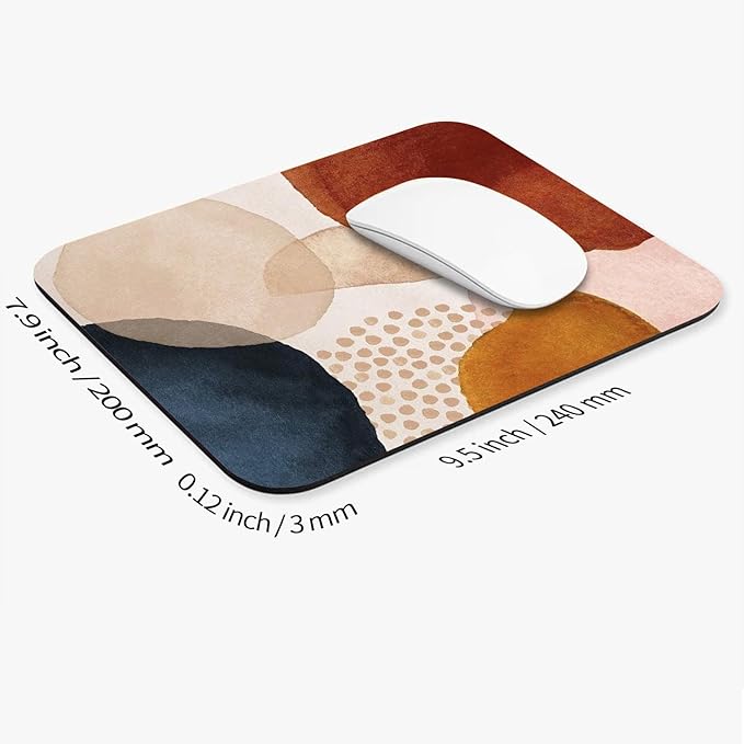 Armanza Square Mouse Pad Abstract Marble 2, Personalized Premium-Textured - Image 2