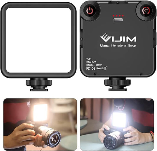 ULANZI VL-81 3000mAh Bi-Color LED Video Light w Softbox by Ulanzi