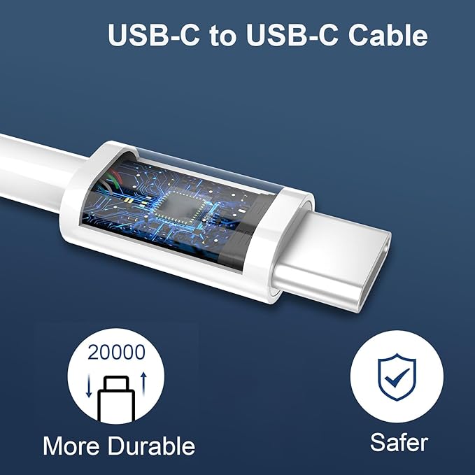 Phone 17 16/15 Pro Max Charger Fast Charging, 20W Dual Port USB C Fast Wall - Image 4