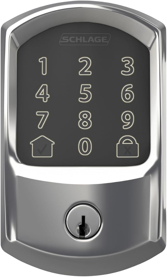 SCHLAGE BE489WB GRW 625 Encode WiFi Deadbolt Smart Lock, Keyless Entry - Image 4