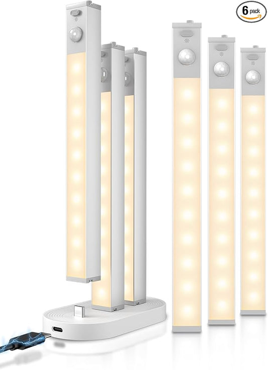 GOODEA 6 Pack Led Under Cabinet Lights Wireless by Goodea