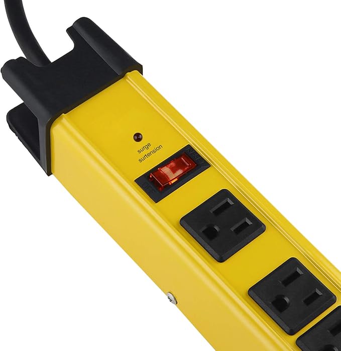 CCCEI Heavy Duty Power Strip Surge Protector - Image 5