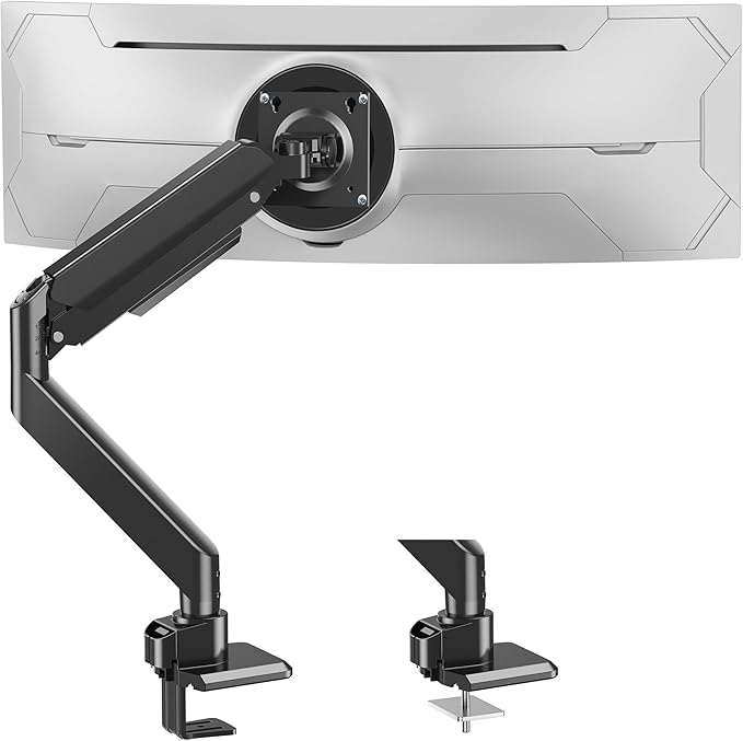 MOUNTUP Heavy Duty Monitor Arm for 49 inches, 44 lbs Curved Screens, Ultrawide by MOUNTUP