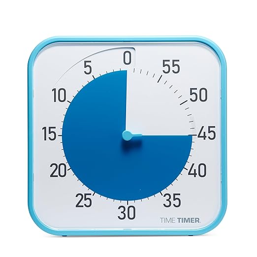 Time Timer Original 12" Visual Countdown Timer – Large 60-Minute Silent by TimeTimer