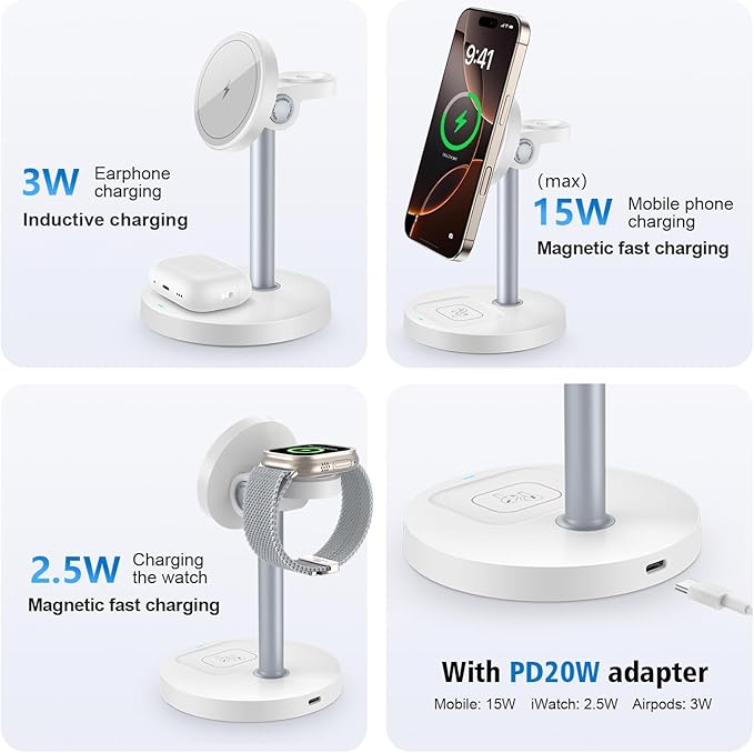 3 in 1 Wireless Charging Station - Image 9