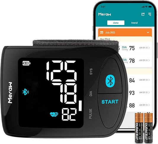 Meraw Blood Pressure Monitor Adult Cuff, Blood Pressure Cuff Monitor Wrist by Meraw