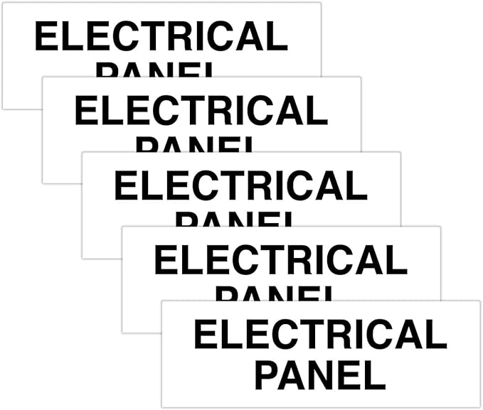 All Quality Basic Electrical Panel Sign by All+Quality