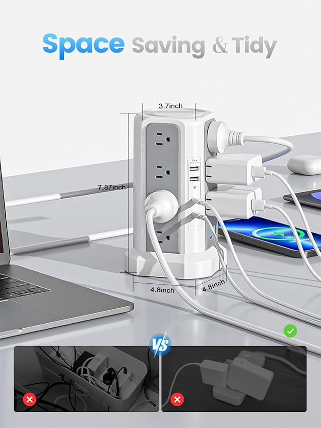 Surge Protector Power Strip - Image 5