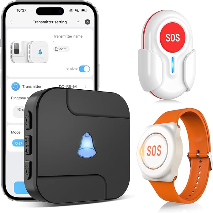CallToU Wi-Fi Wireless Caregiver Pager Call Button by CallToU