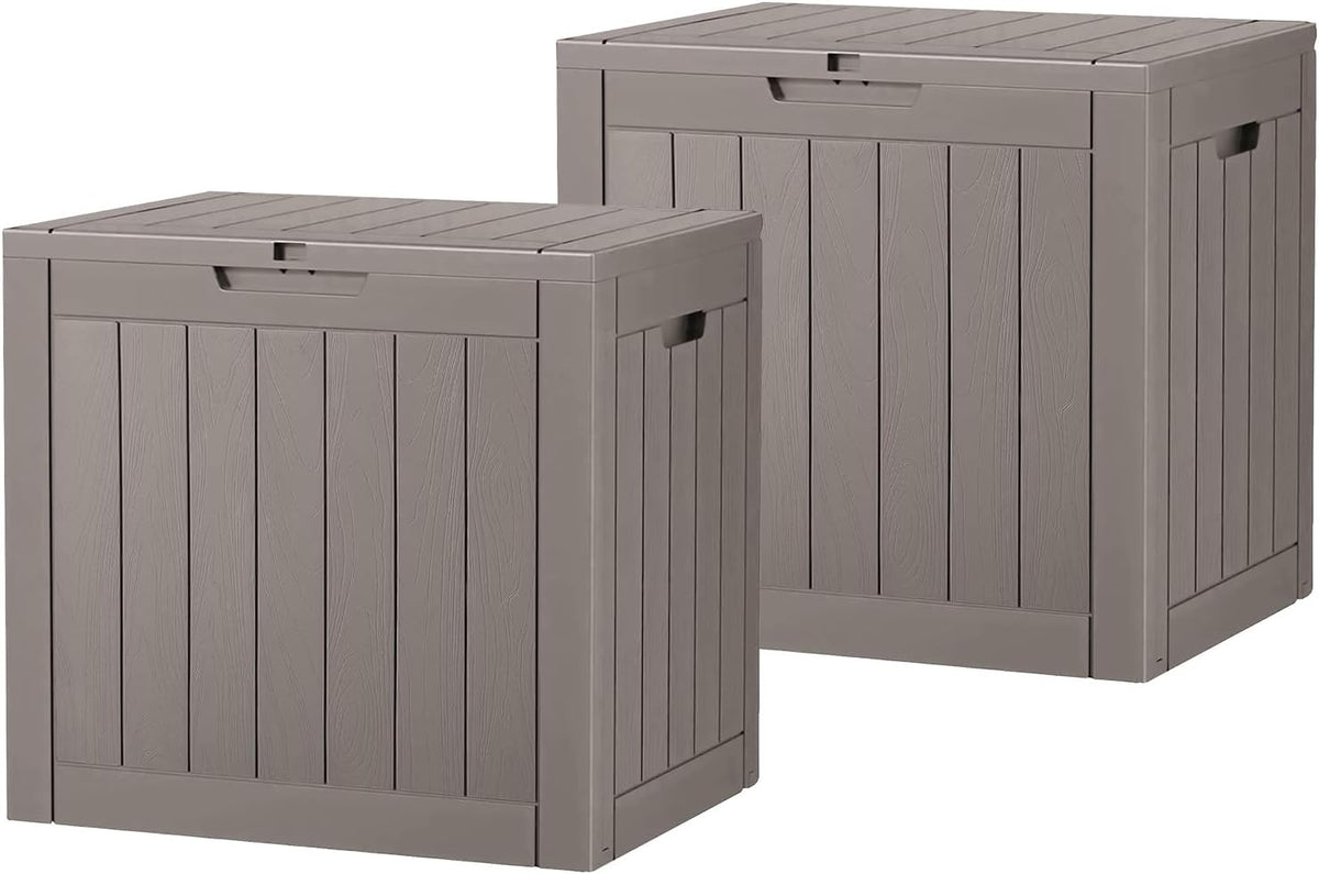 outdoor storage box waterproof, 32 gallon deck box, main product view
