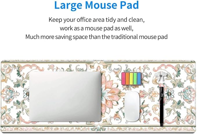 CANFLASHION Desk Pad, Office Desk Mat 31.5"×11.8" Large Gaming Mouse Pad - Image 6