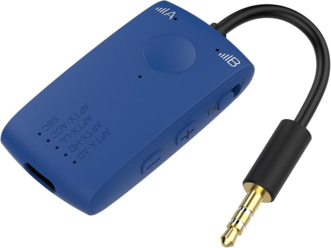 Bluetooth Transmitter Adapter, Supports Headphones Bluetooth Transmitter by LRECAT